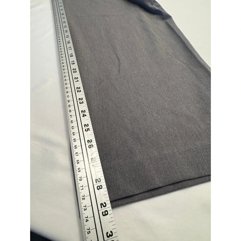 A New Day Pleated Wide Leg Trousers 6 Grey High‎ Rise Elastic Back NWT Business